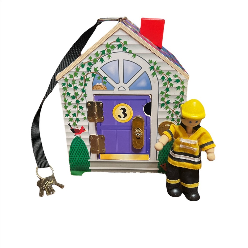 Melissa & Doug Wooden Doorbell House